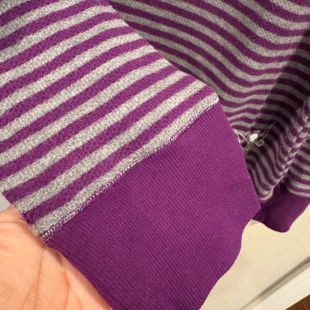 2-pc Disney’s Tinkerbell Purple and Gray Pajama Set Women’s Size Medium NWT 2012 - Picture 11 of 15
